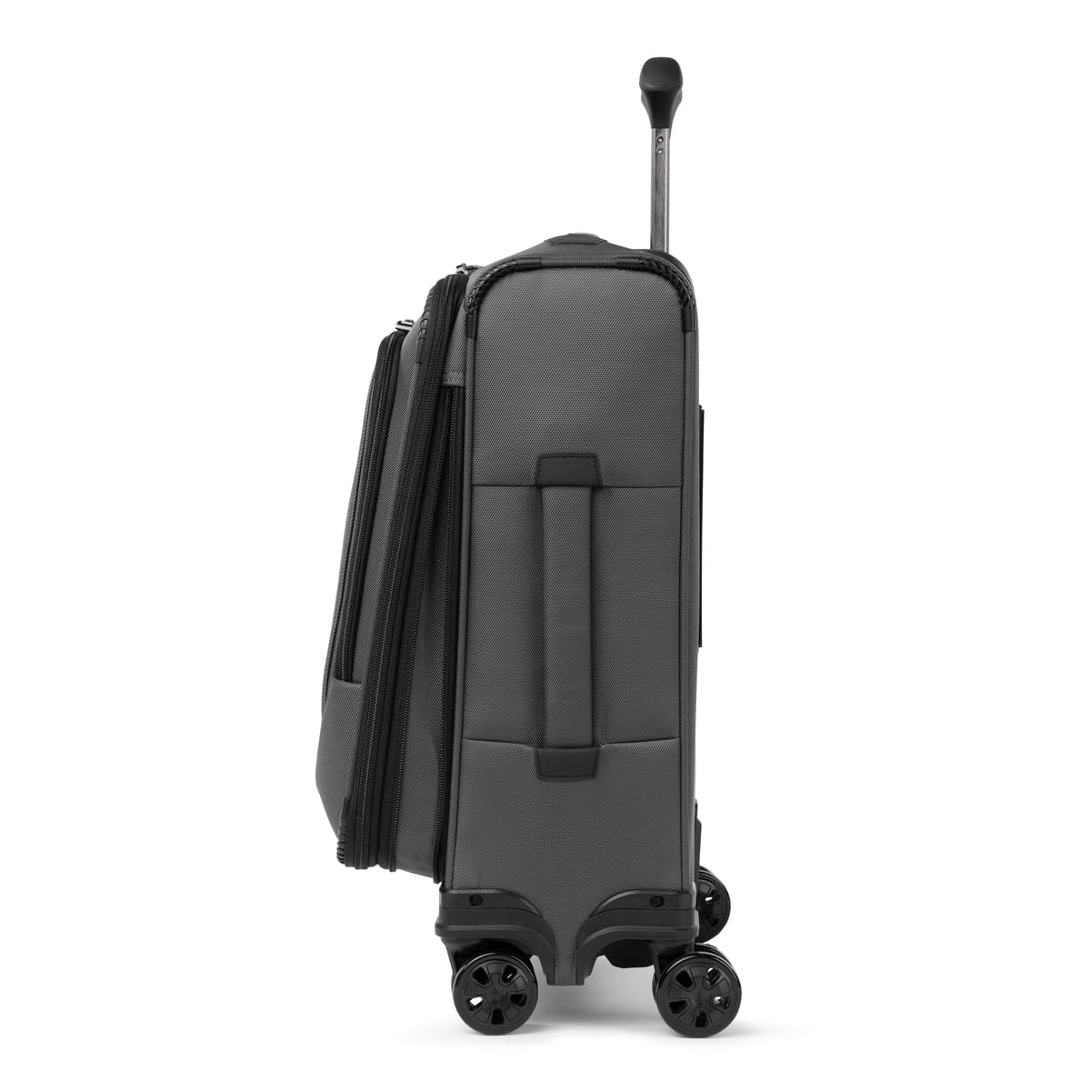 Travelpro Crew Classic Lightweight Softside Expandable Luggage, 2 Wheel Upright Rollaboard Suitcase, Men and Women ( Titanium Grey , Compact Carry On 20-Inch ) Titanium Grey Compact Carry On 20 Inch U1