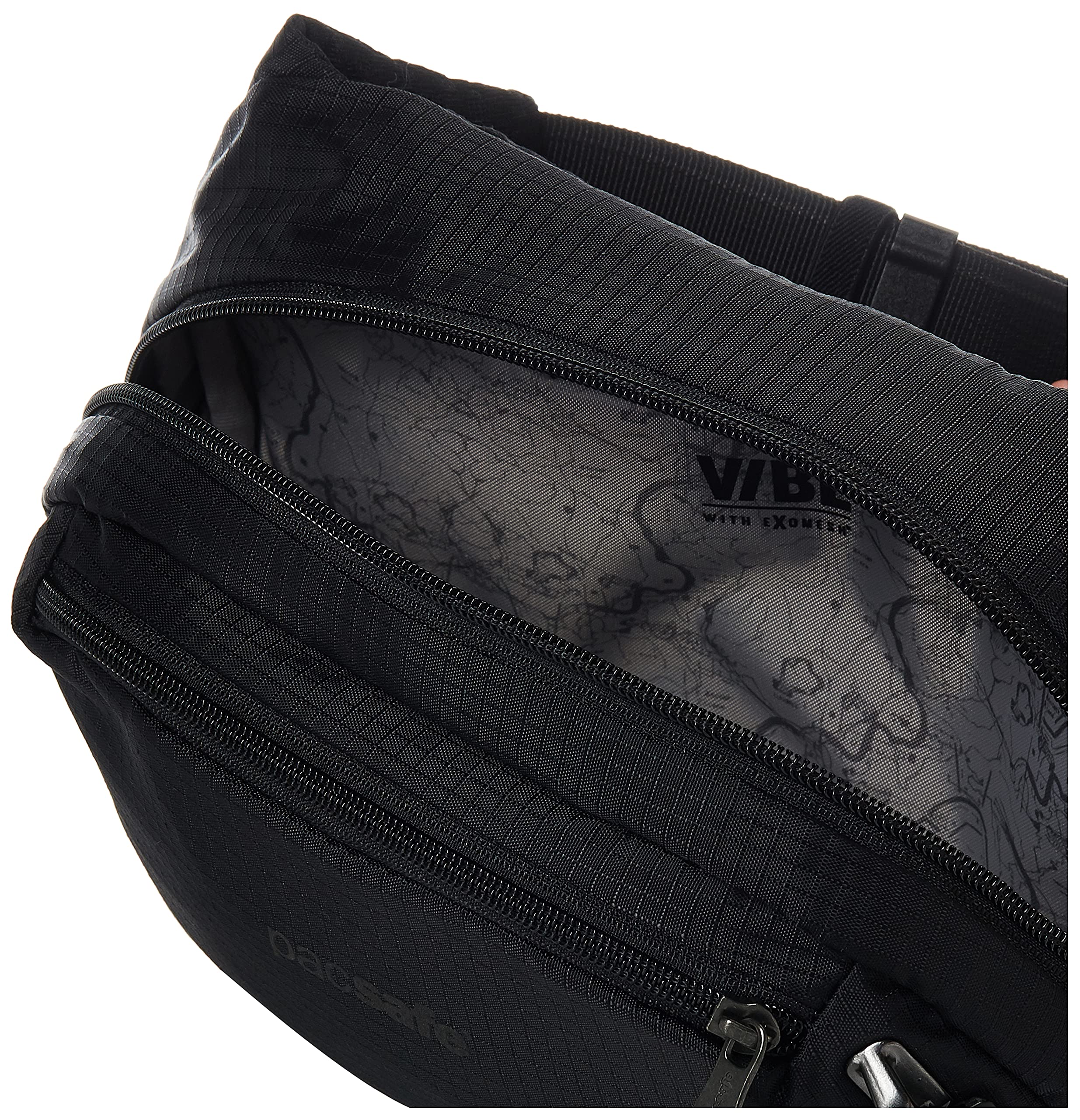 Pacsafe Vibe 100 Hip Pack ( Jet Black , One Size ) Jet Black One Size U1