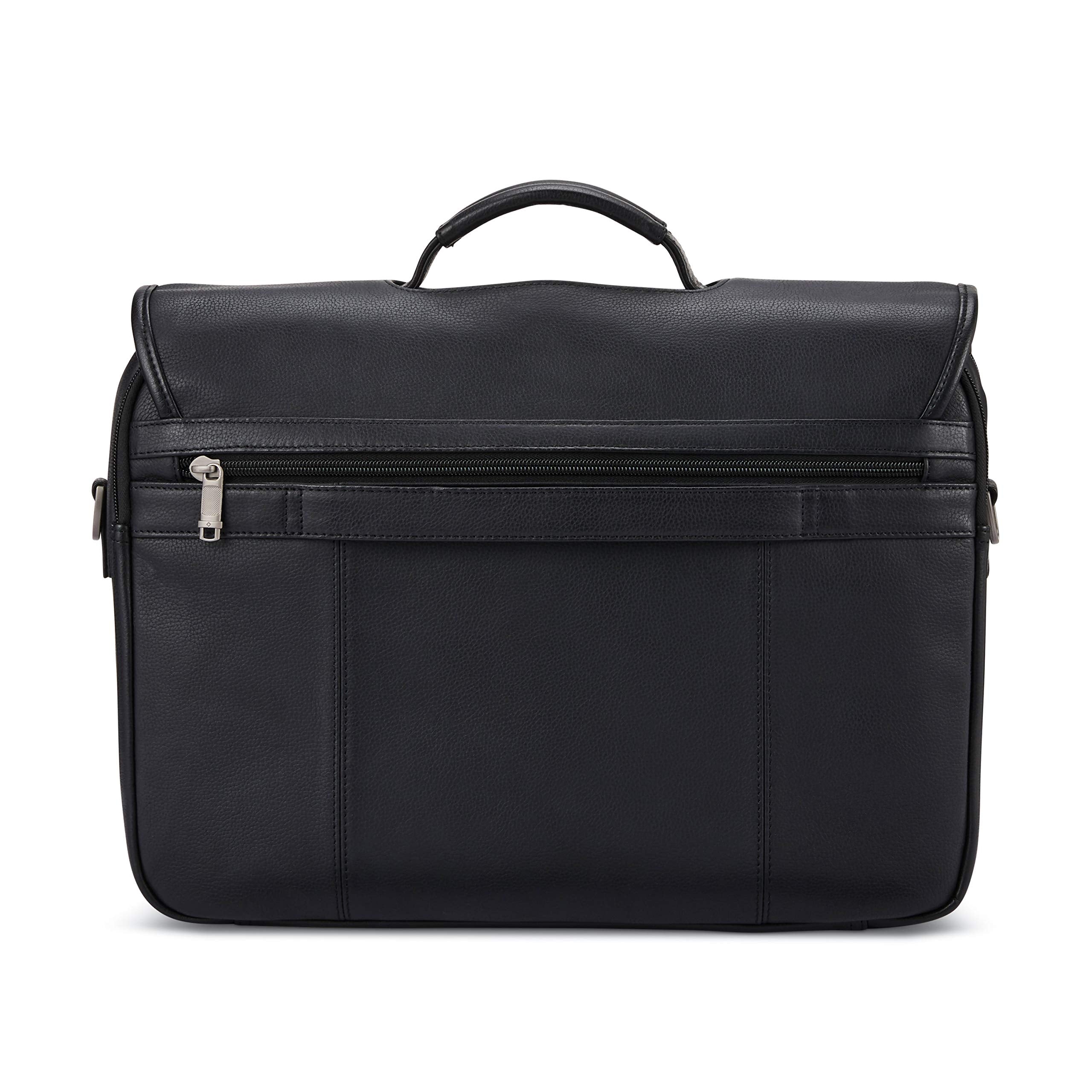 Samsonite Classic Leather Flapover ( Black , One Size ) Black One Size U2