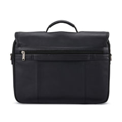 Samsonite Classic Leather Flapover ( Black , One Size ) Black One Size U4