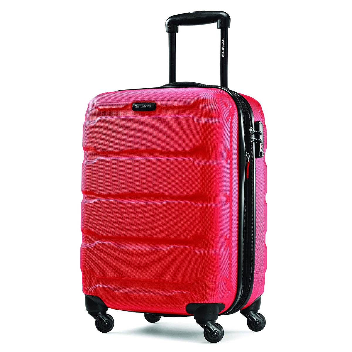 Samsonite Omni Pc Hardside Expandable Luggage with Spinner Wheels ( Red , Carry-On 20-Inch ) Red Carry On 20 Inch U2