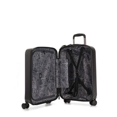 Kipling Curiosity Small Hardshell Spinner Suitcase ( Raw Black , One Size ) Raw Black One Size U1