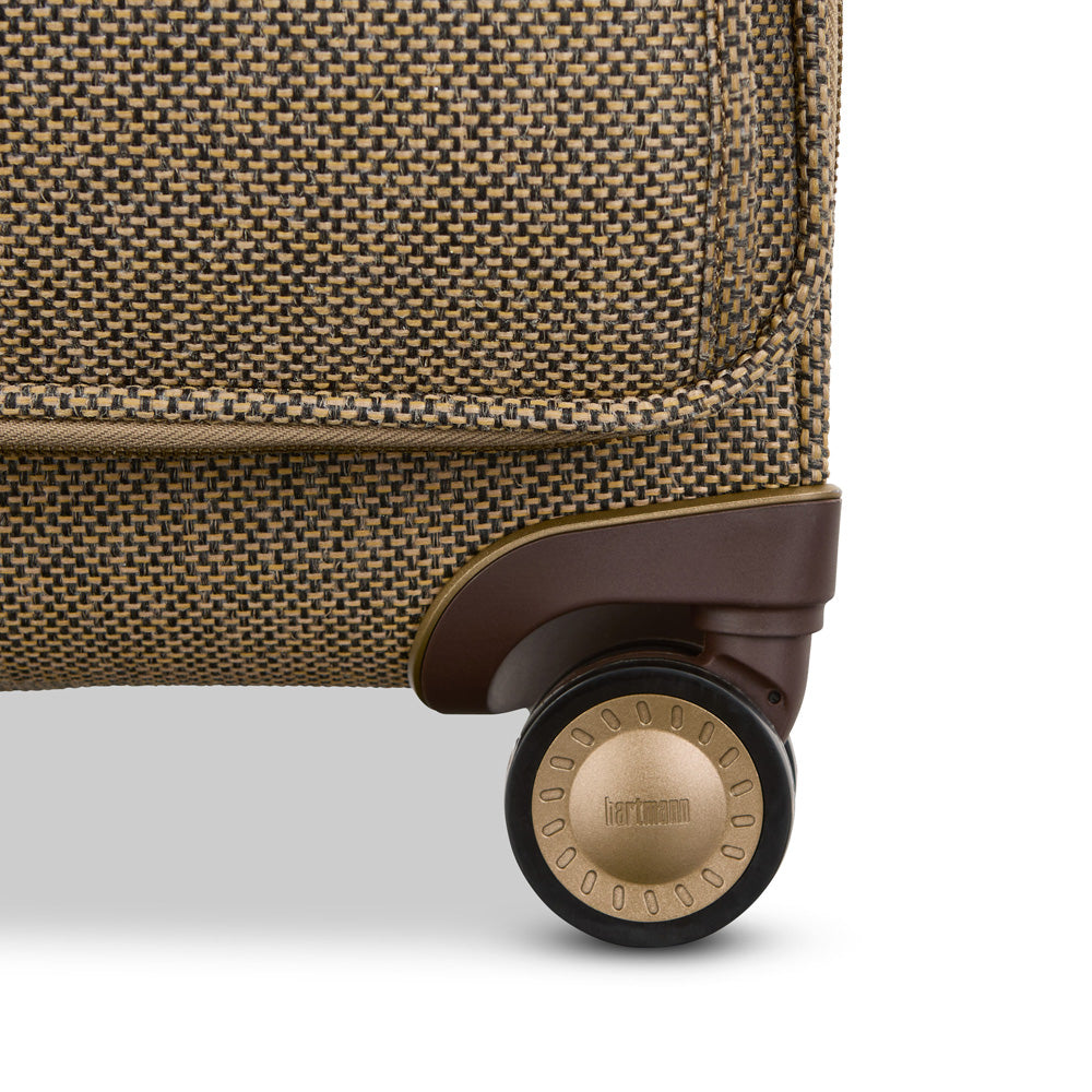 Hartmann Tweed Carry-On Expandable Spinner ( Tweed/Natural Leather , One Size ) Tweed/Natural Leather One Size U1
