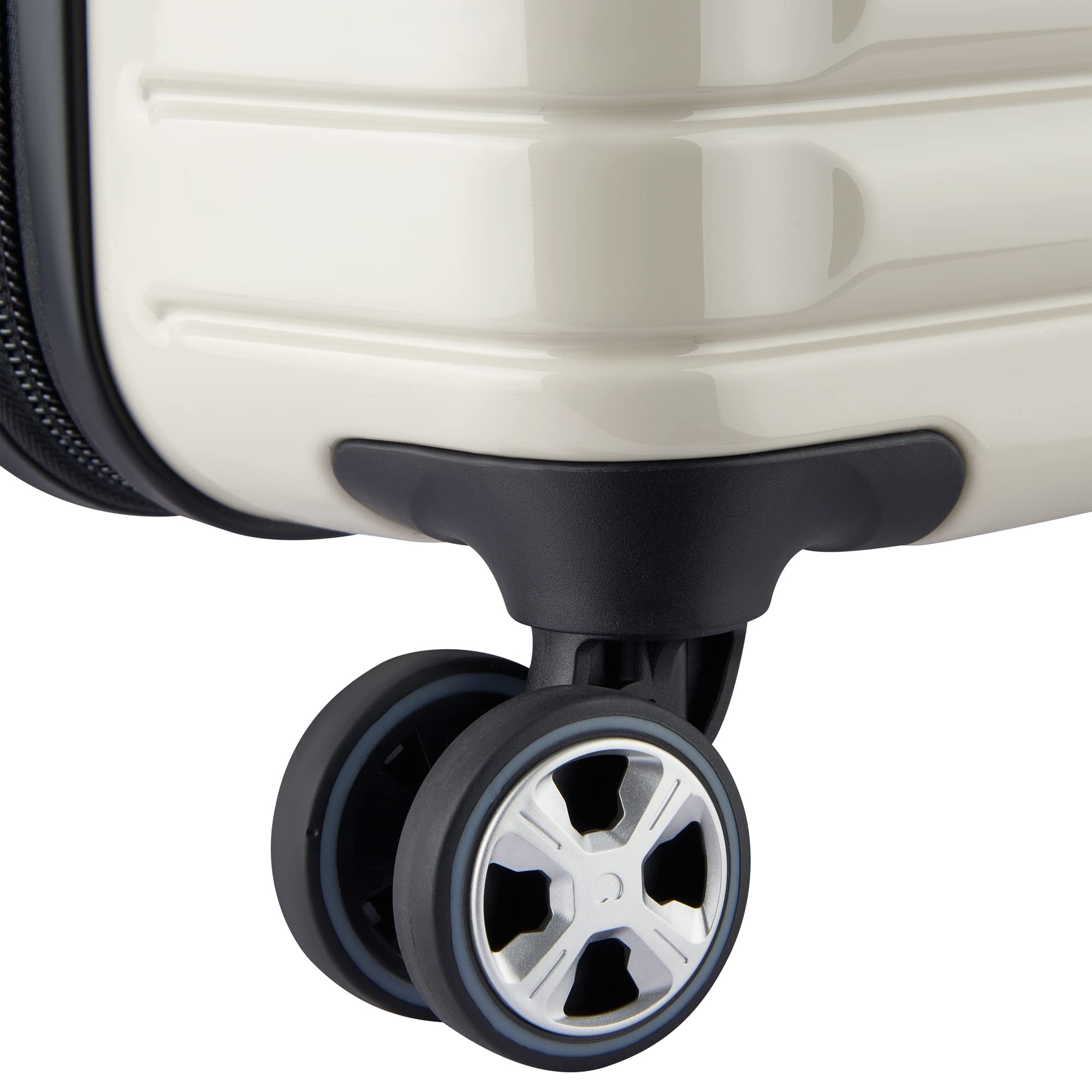DELSEY Paris Cruise 3.0 Trunk 26" Spinner ( Glossy Ivory , Checked 26 Inch Trunk ) Glossy Ivory Checked 26 Inch Trunk U1