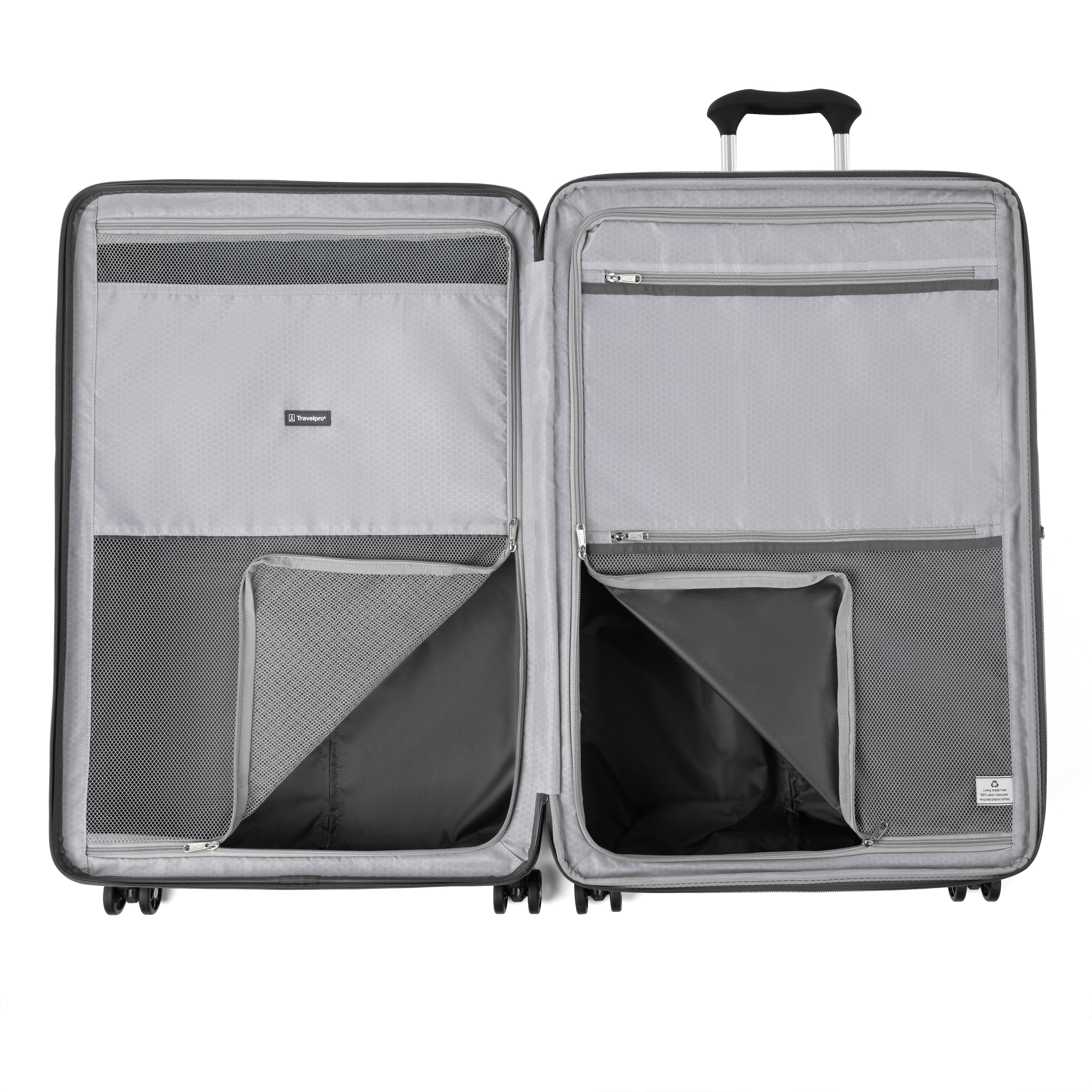 Travelpro Maxlite Air Hardside Expandable Luggage, 8 Spinner Wheels, Lightweight Hard Shell Polycarbonate Shadow Grey 3 Piece Set 21 25 28 U1