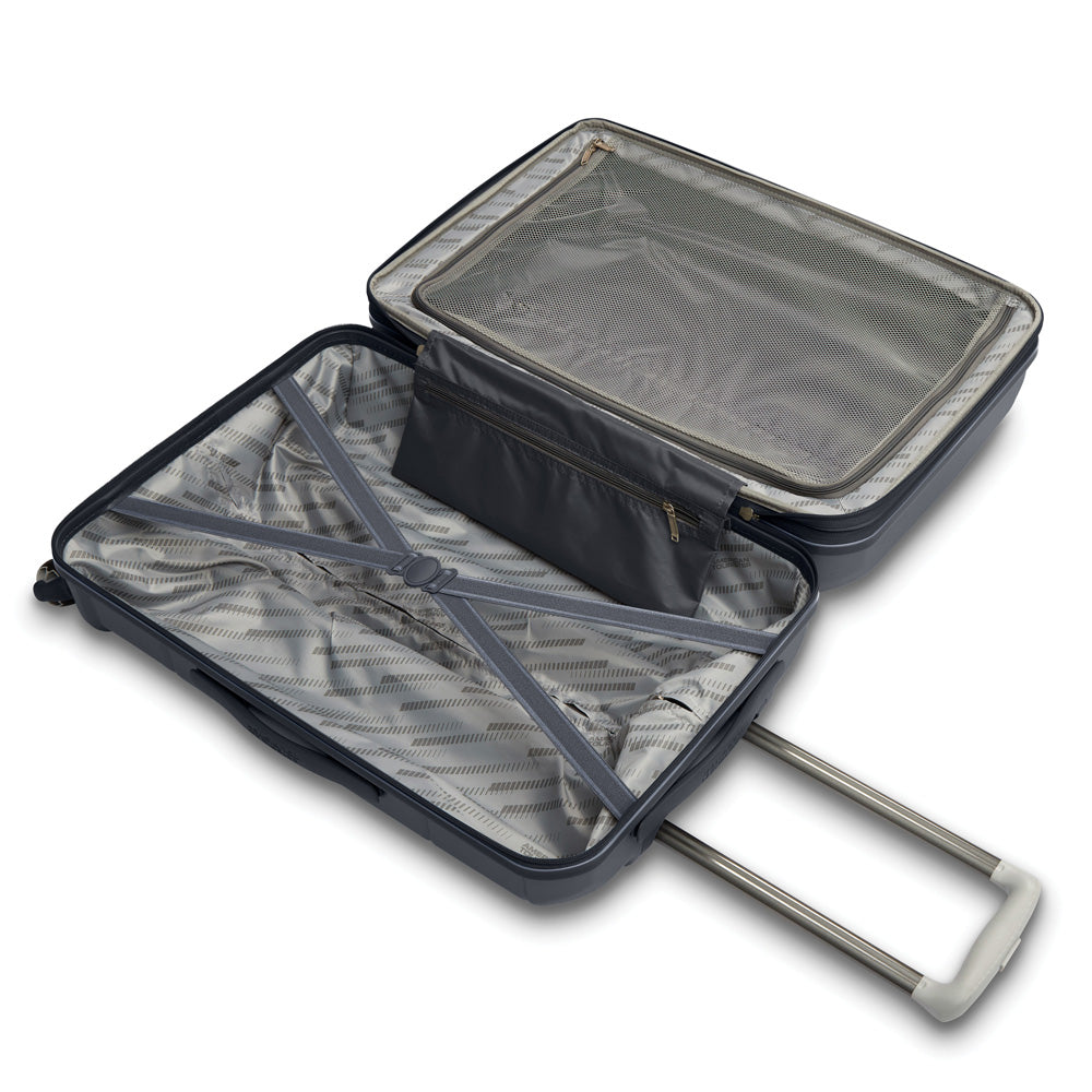 American Tourister Stratum 2.0 Hardside Spinner Luggage Collection ( Charcoal , 28-Inch Checked-Large ) Charcoal 28 Inch Checked Large U7