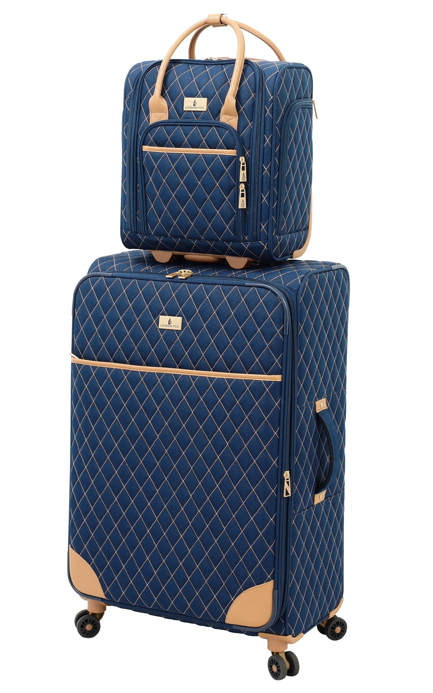 London Fog Queensbury 15" Under the Seat Bag ( Navy , One Size ) Navy One Size U1