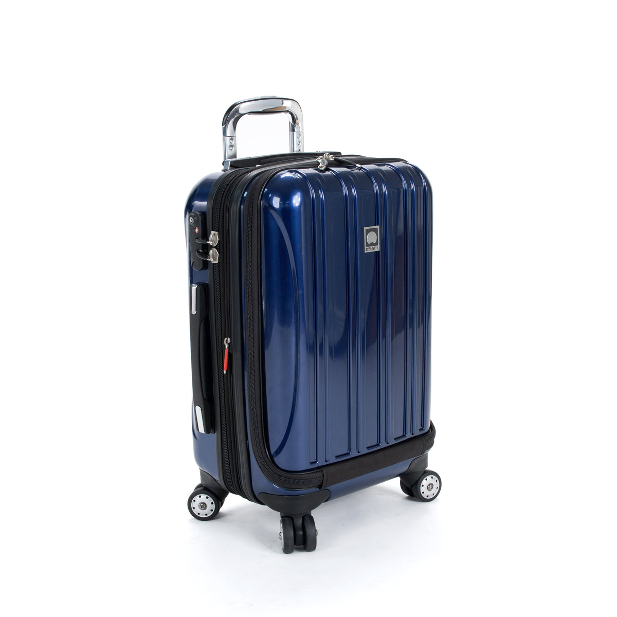 Delsey Luggage Helium Aero International Carry On Expandable Spinner Trolley 19" ( Blue Cobalt , Carry-On 19 Inch ) Blue Cobalt Carry On 19 Inch U4
