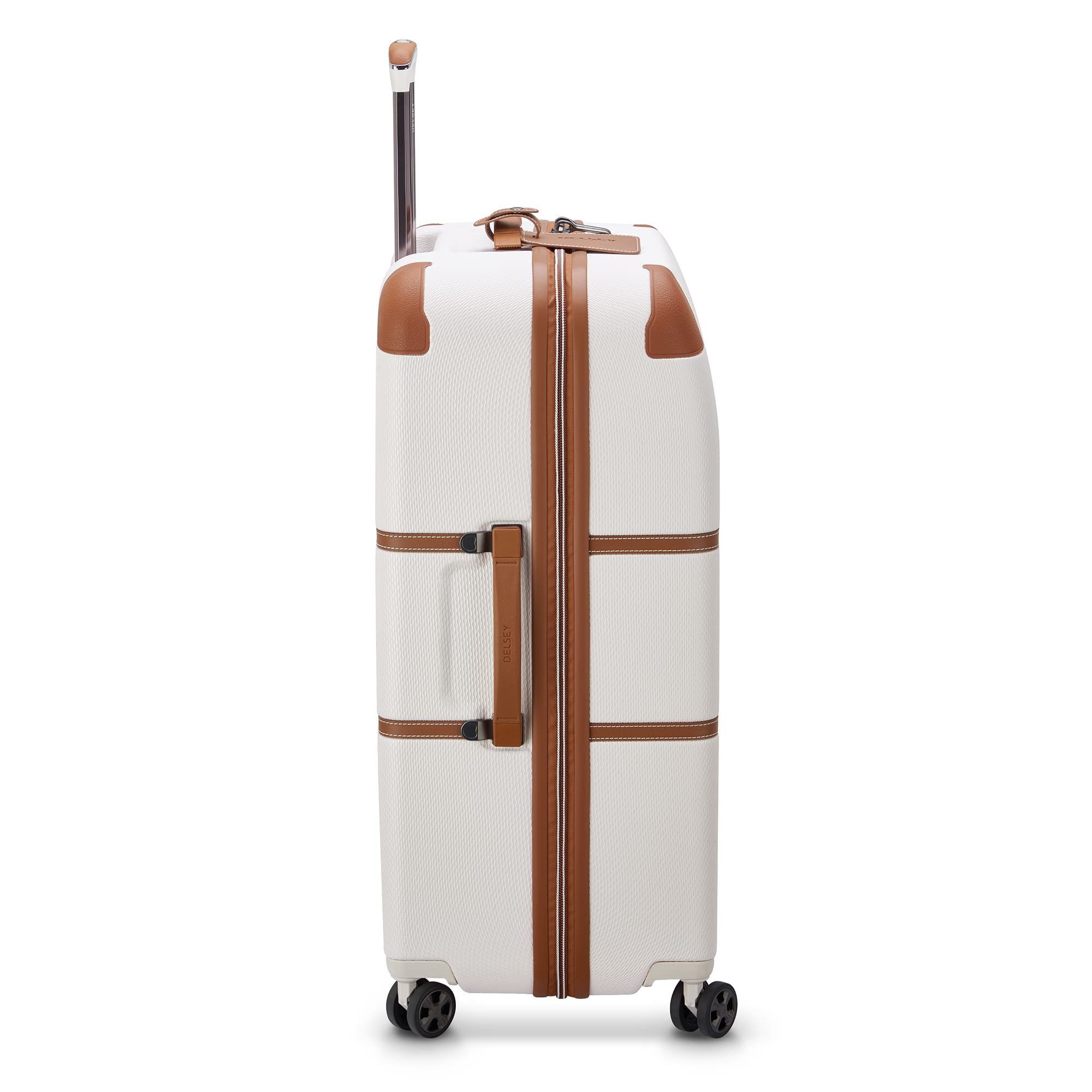DELSEY Paris Chatelet Air 2.0 Hardside Luggage with Spinner Wheels ( Angora , Checked-Large 28 Inch ) Angora Checked Large 28 Inch U8