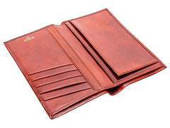 Bosca Old Leather Coat Pocket Wallet ( Cognac , One Size ) Cognac One Size U1