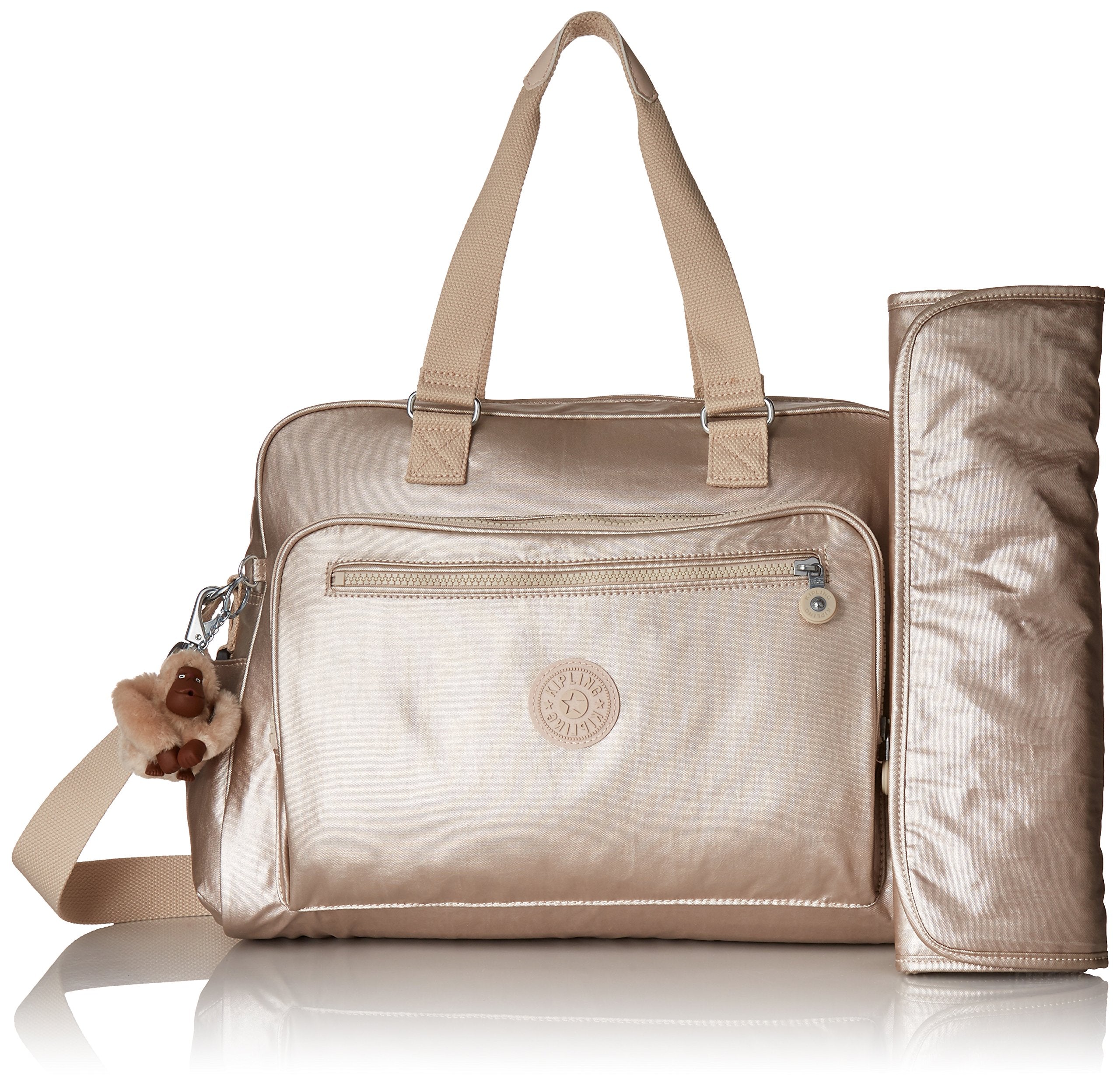 Kipling Alanna Babybag ( Sparkly Gold , One Size ) Sparkly Gold One Size U1