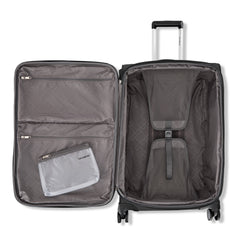 Samsonite Element Carry-On Soft-Sided Expandable 21-Inch Suitcase: Airline Approved for Most Major Airlines, Durable, 360 Spinner Wheels, Adjustable Handle, 2 Front & Side Pocket ( Black , 21-Inch Carry-On ) Black 21 Inch Carry On U23