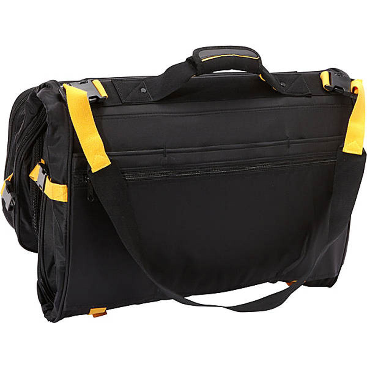 A.Saks EXPANDABLE Deluxe Tri-Fold Carry On Garment Bag ( Black , One Size ) Black One Size U1