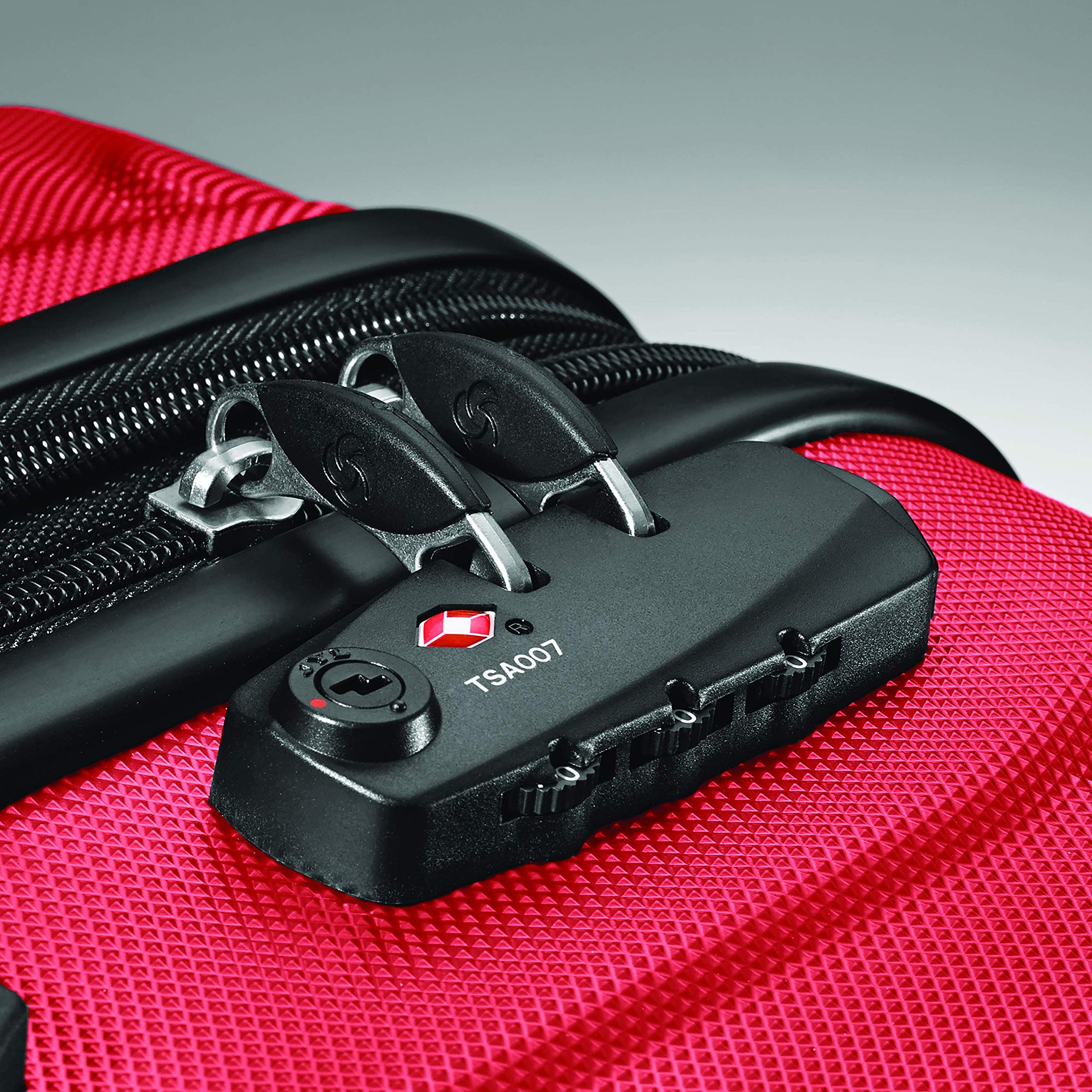Samsonite Omni Pc Hardside Expandable Luggage with Spinner Wheels Red 3 Piece Set 20 24 28 U1