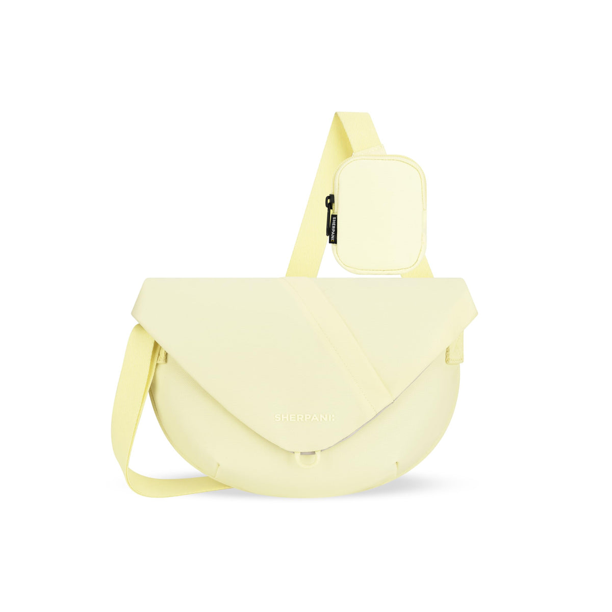 Sherpani Milli, Nylon Flap Crossbody Purse, Medium Shoulder Bag, Travel Crossbody Bags for Women, RFID Protection ( Sol , One Size ) Sol One Size U1