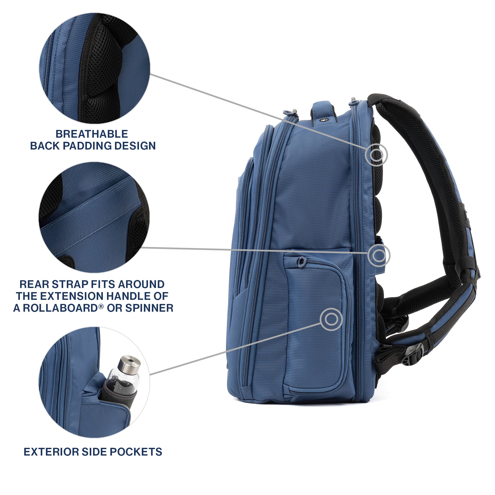 Travelpro Tourlite Laptop Backpack ( Blue , One Size ) Blue One Size U3