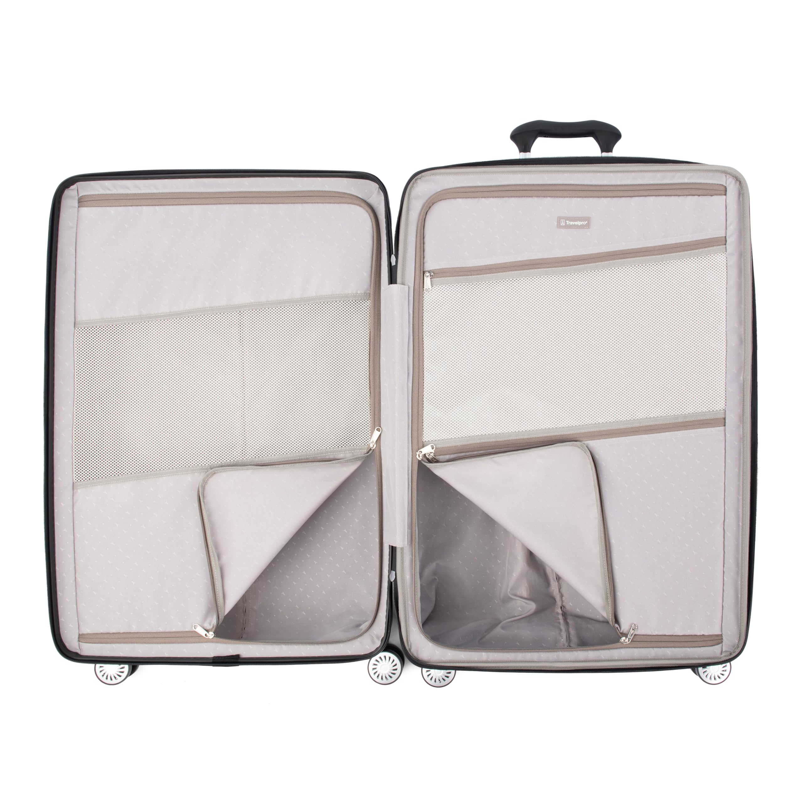 Travelpro Pathways 3 Hardside Expandable Luggage, 8 Spinner Wheels, Lightweight Hard Shell Suitcase ( Cloud Grey , Checked Large 28 Inch ) Cloud Grey Checked Large 28 Inch U1