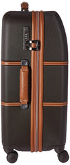 DELSEY Paris Chatelet Air 2.0 Hardside Luggage with Spinner Wheels Chocolate Brown Checked Medium 24 Inch With Brake U6