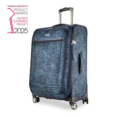 Ricardo Beverly Hills Avalon Softside Luggage Made with Sustainable 100% Recycled PET (rPET), Lightweight, Eco-Friendly Travel, Expandable, Dual Spinner Wheels ( Serengeti Night , 24-inch ) Serengeti Night 24 Inch U1