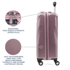 Travelpro Maxlite 5 Hardside Spinner Wheel Luggage Dusty Rose Pink Non Expandable Carry On 21 Inch U2
