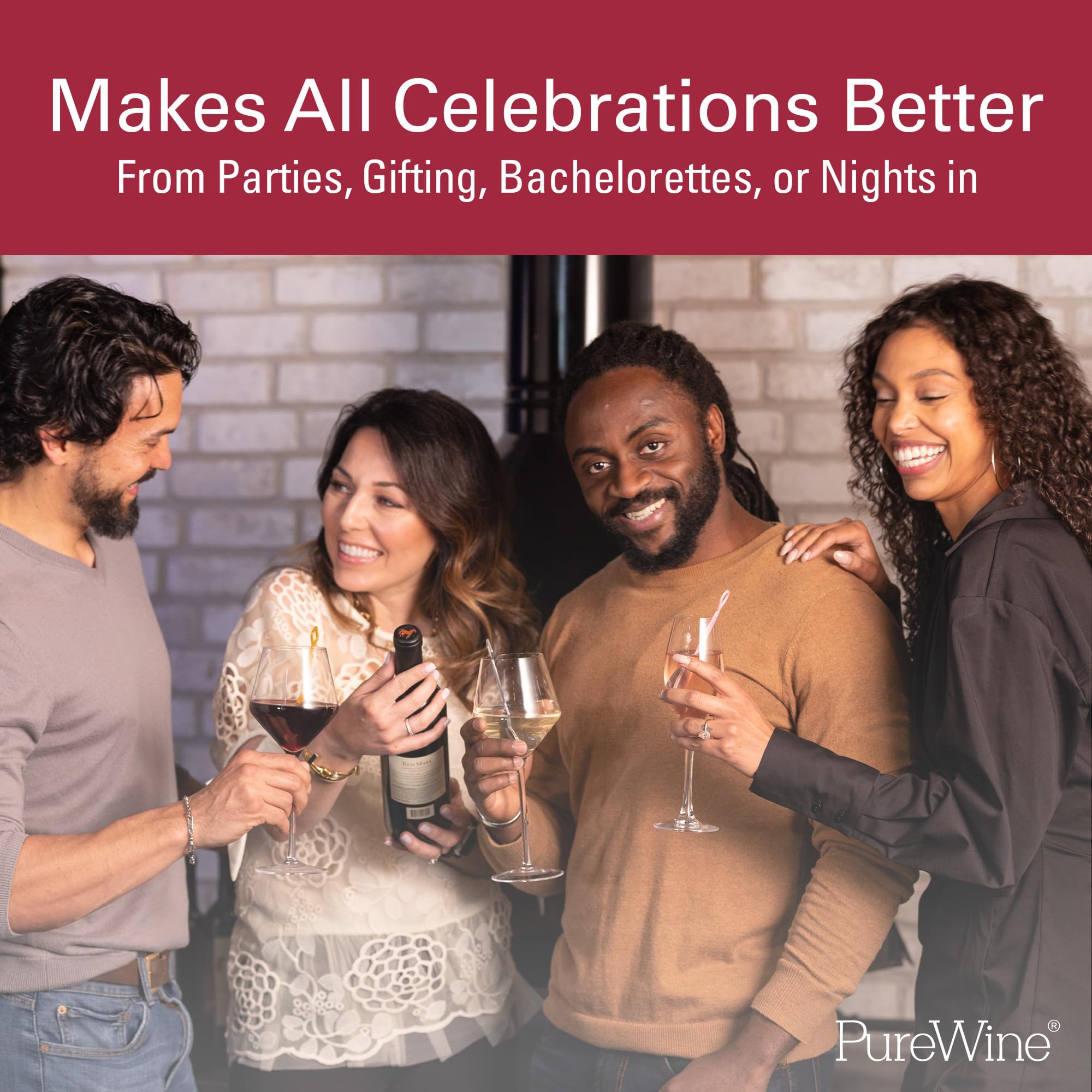 Happy Hour The Wand - 8 Pack ( Silver/White , 8 Count (Pack of 1) ) Silver/White 8 Count Pack Of 1 U1