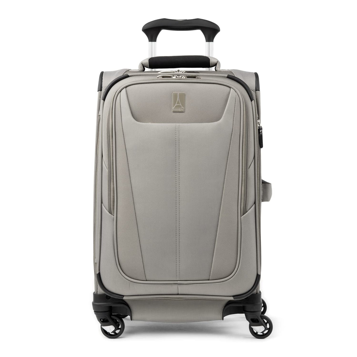 Travelpro Maxlite 5 Softside Expandable Luggage with 4 Spinner Wheels, Lightweight Suitcase, Men and Women Champagne Carry On 21 Inch U4