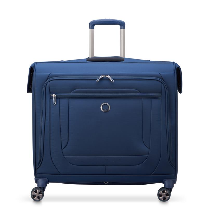 DELSEY Paris Helium DLX Carryon Garment Bag with Spinner Wheels ( Blue , Carry on 20 Inch ) Blue Carry On 20 Inch U7