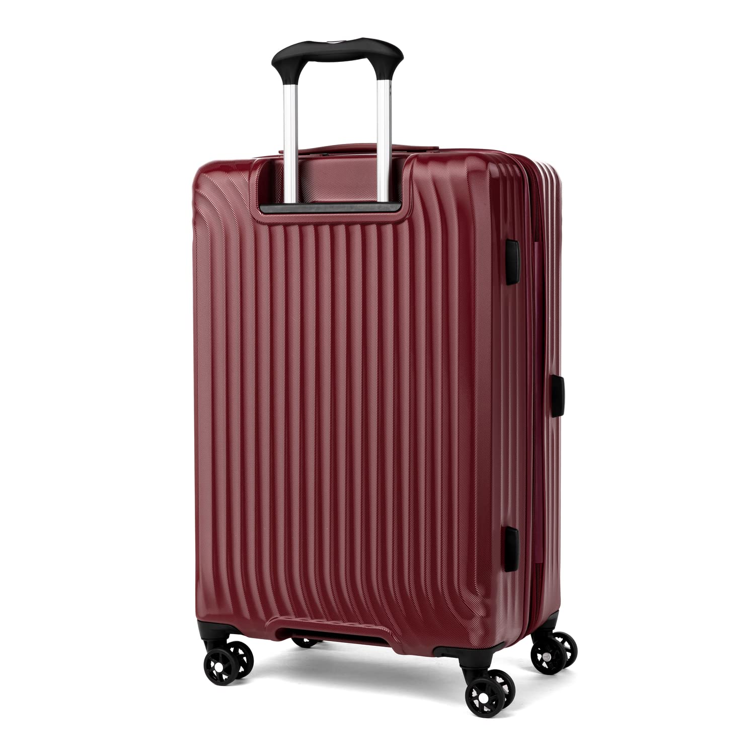 Travelpro Maxlite Air Hardside Expandable Luggage, 8 Spinner Wheels, Lightweight Hard Shell Polycarbonate ( Cabernet , Checked-Medium 25-Inch ) Cabernet Checked Medium 25 Inch U13