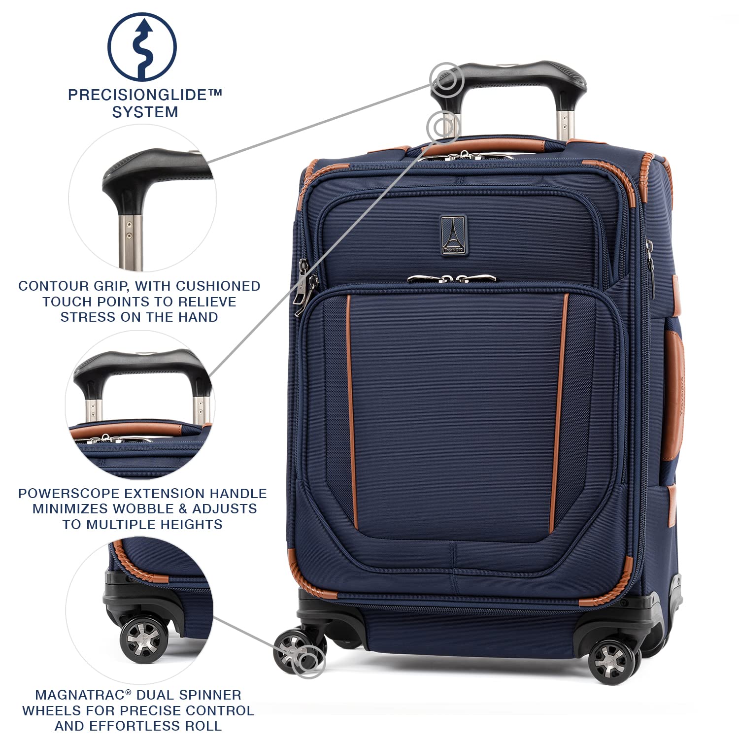 Travelpro Crew Versapack Softside Expandable Spinner Wheel Luggage U3