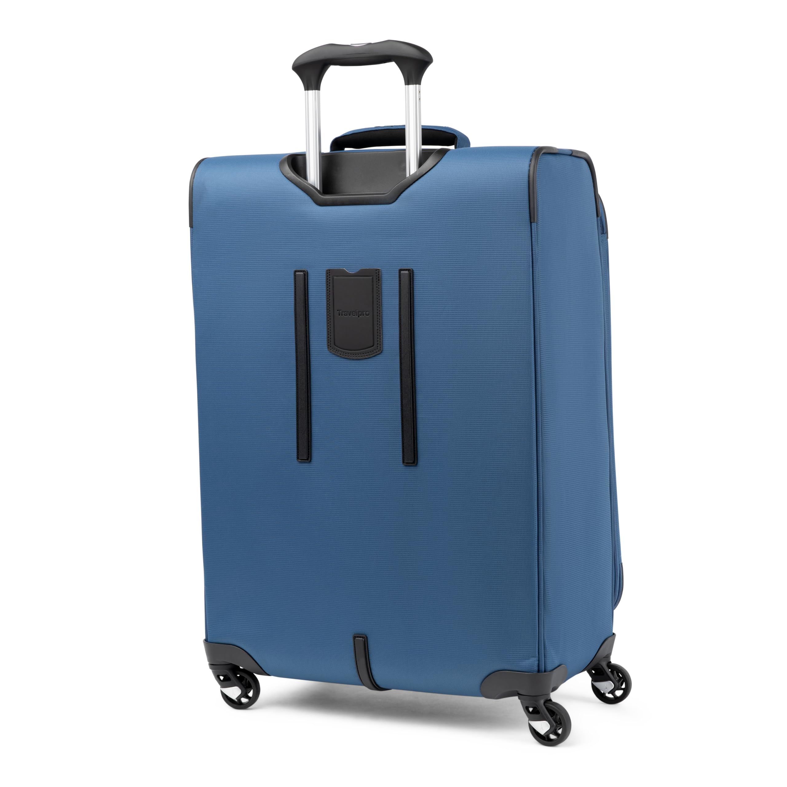 Travelpro Maxlite 5 Softside Expandable Luggage with 4 Spinner Wheels, Lightweight Suitcase, Men and Women ( Ensign Blue , Checked-Medium 25-Inch ) Ensign Blue Checked Medium 25 Inch U16