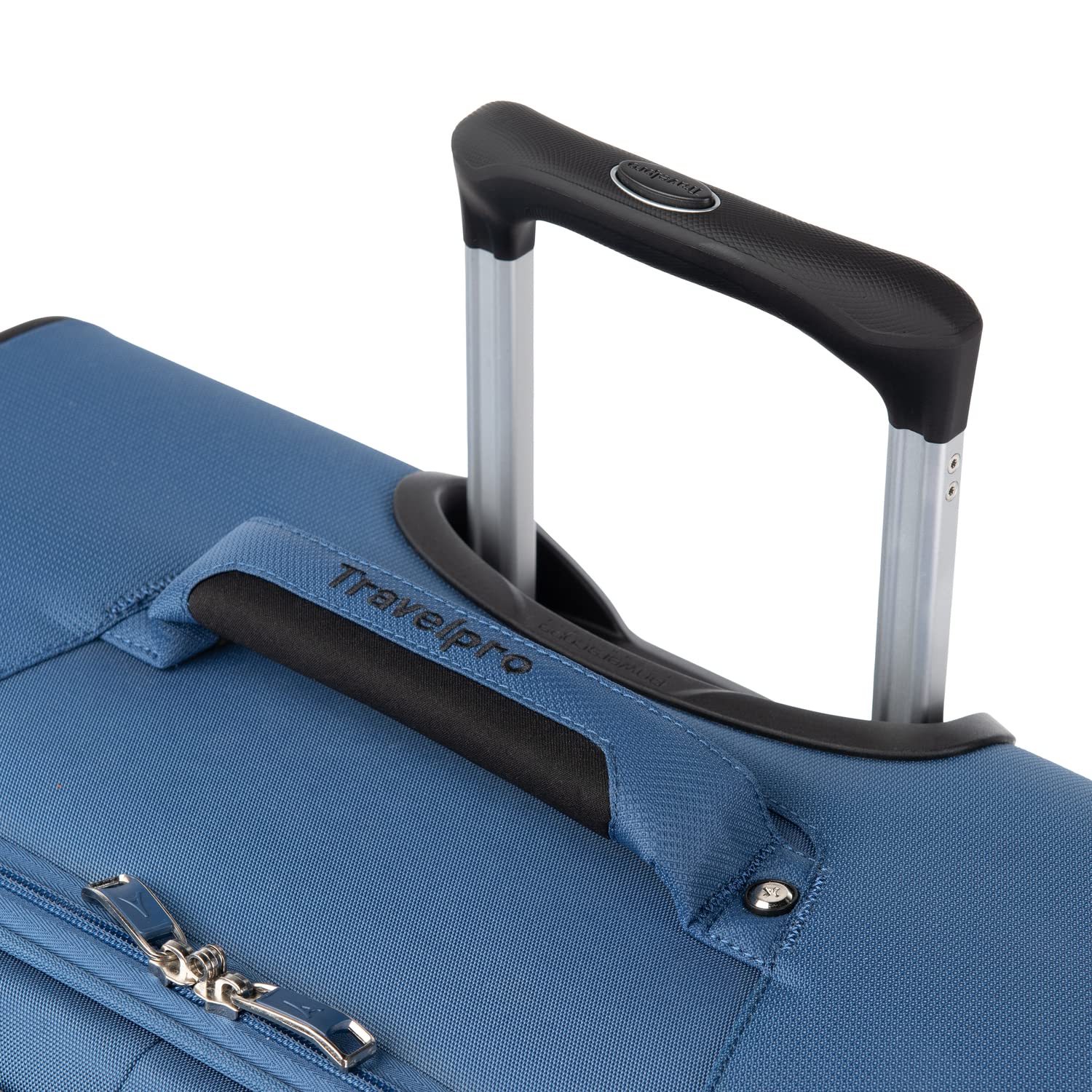 Travelpro Maxlite 5 Softside Expandable Upright 2 Wheel Luggage, Lightweight Suitcase, Men and Women ( Ensign Blue , Checked-Medium 26-Inch ) Ensign Blue Checked Medium 26 Inch U14