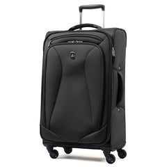 Atlantic Luggage Ultra Lite Softside Expandable Spinner ( Jade Black , Checked Medium 25-Inch ) Jade Black Checked Medium 25 Inch U6