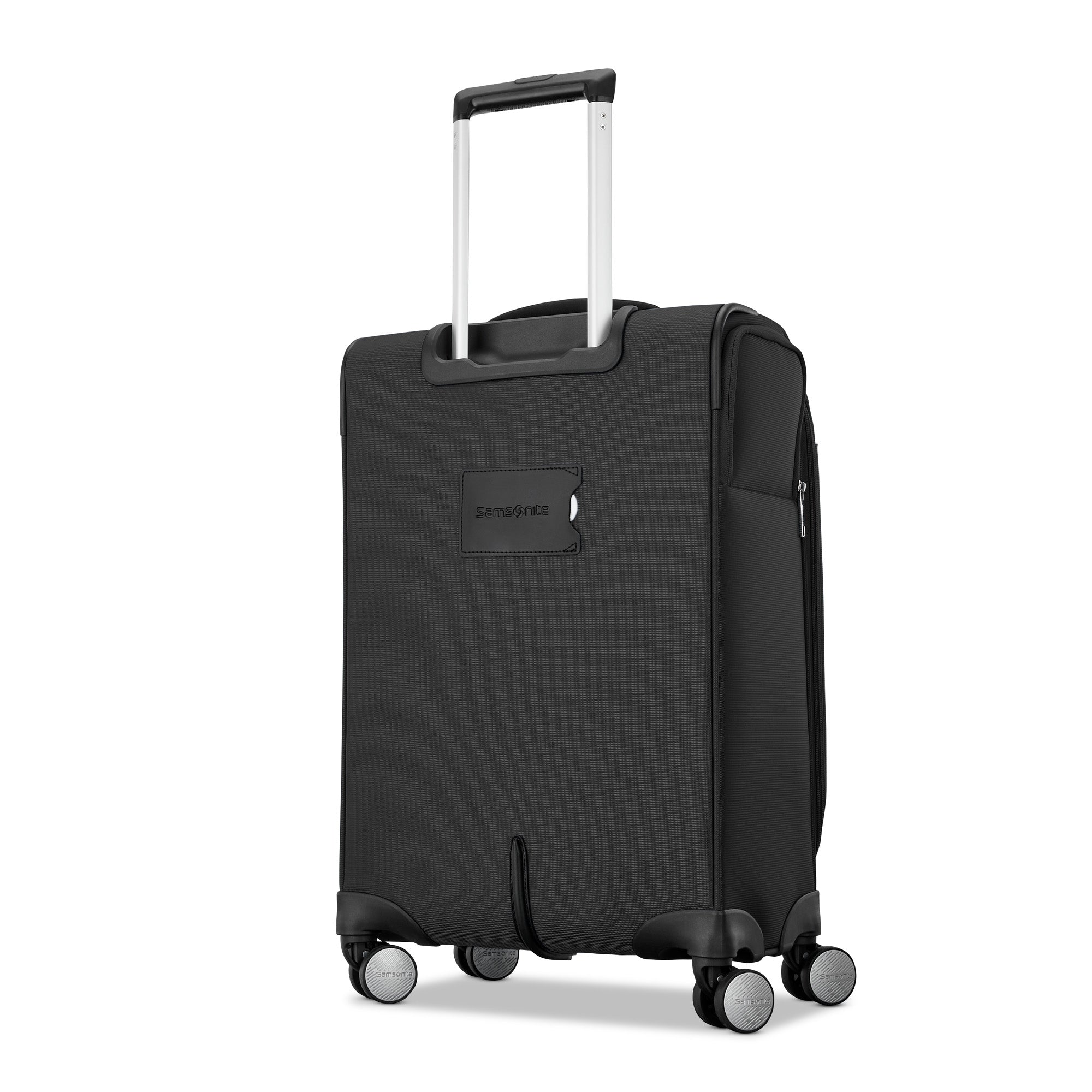 Samsonite Element Carry-On Soft-Sided Expandable 21-Inch Suitcase: Airline Approved for Most Major Airlines, Durable, 360 Spinner Wheels, Adjustable Handle, 2 Front & Side Pocket ( Black , 21-Inch Carry-On ) Black 21 Inch Carry On U22