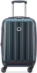 DELSEY Paris Helium Aero Hardside Expandable Luggage with Spinner Wheels Teal Carry On 19 Inch U6