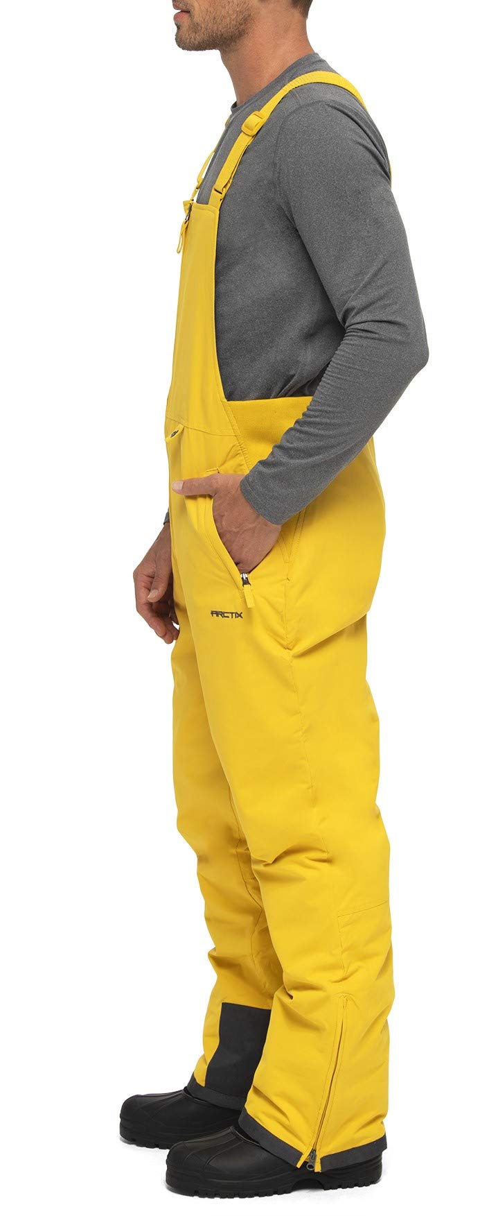 Arctix Mens Essential Insulated Bib Bamboo Yellow X Large 32 Inseam U2