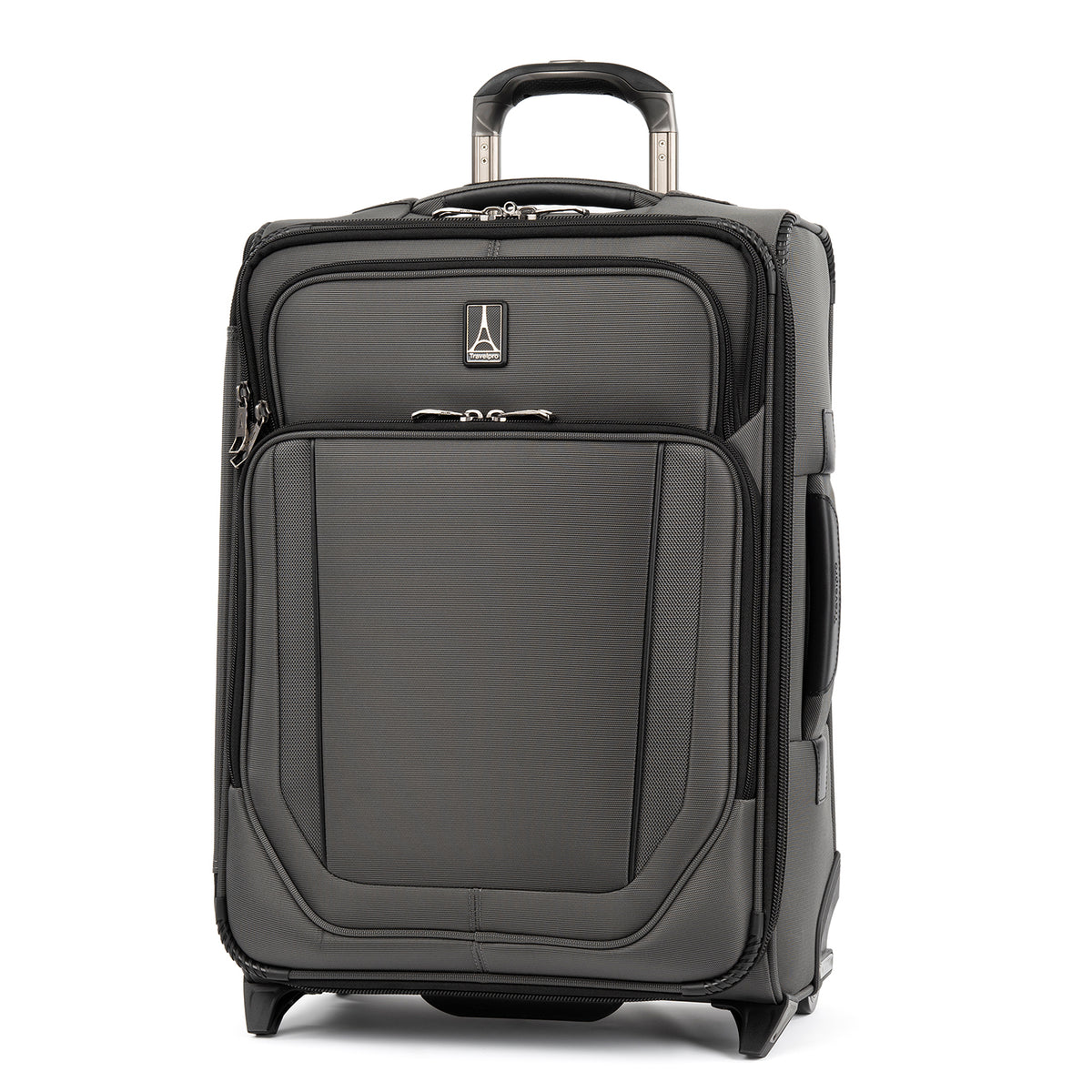 Travelpro Crew Versapack Max Carry-On Exp Rollaboard Titanium Grey Carry On 21 Inch U3