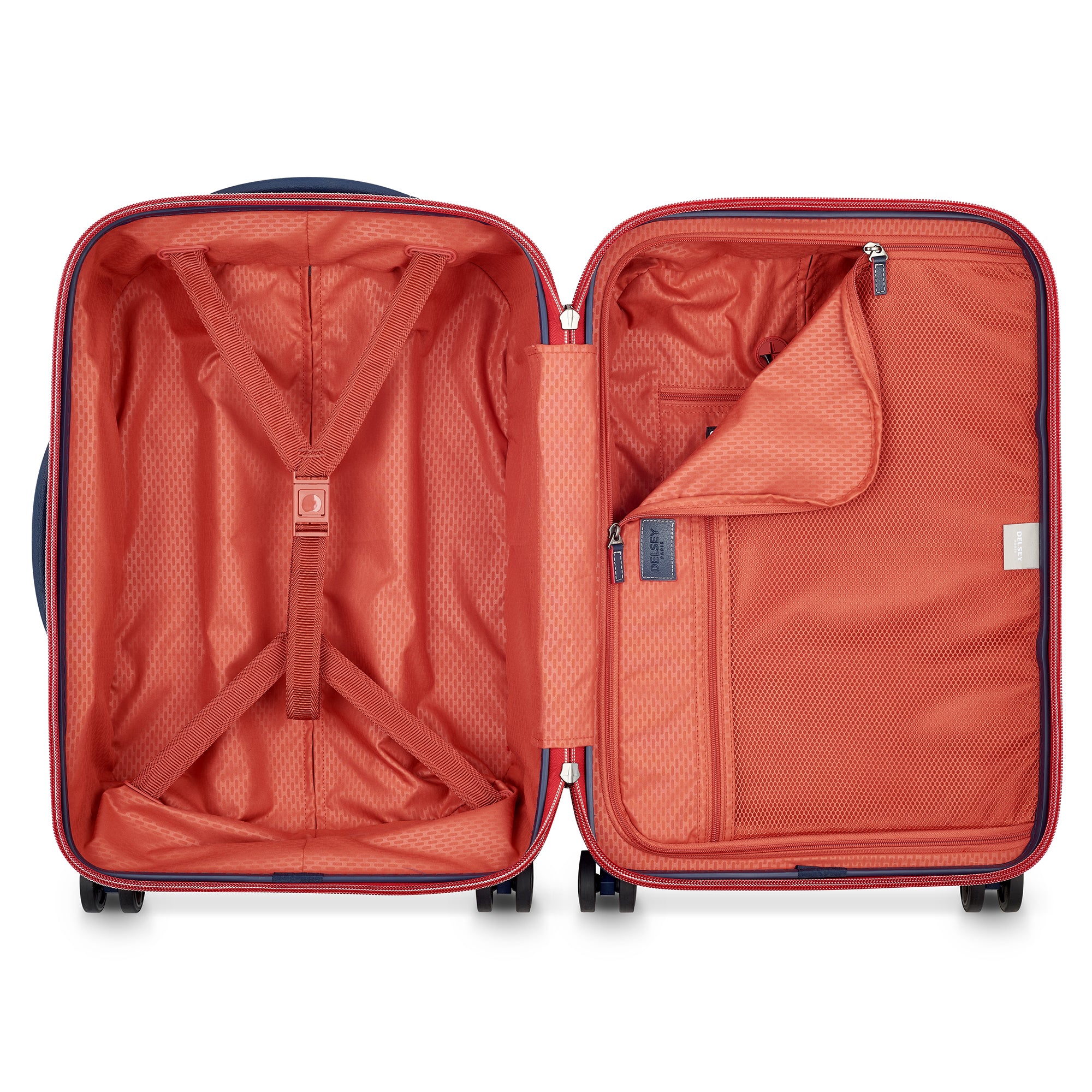 DELSEY Paris Chatelet Air 2.0 Hardside Luggage with Spinner Wheels ( Navy Blue , Carry-on 20 Inch ) Navy Blue Carry On 20 Inch U6