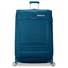 Samsonite UpLIFT Lightweight Softside Expandable Luggage ( Cerulean Blue , Large Checked ) Cerulean Blue Large Checked U8