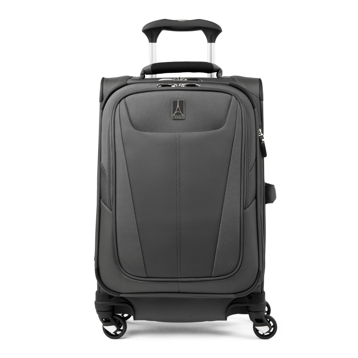 Travelpro Maxlite 5 Softside Expandable Luggage with 4 Spinner Wheels, Lightweight Suitcase, Men and Women ( Shadow Grey , Compact Carry-on 20-Inch ) Shadow Grey Compact Carry On 20 Inch U6
