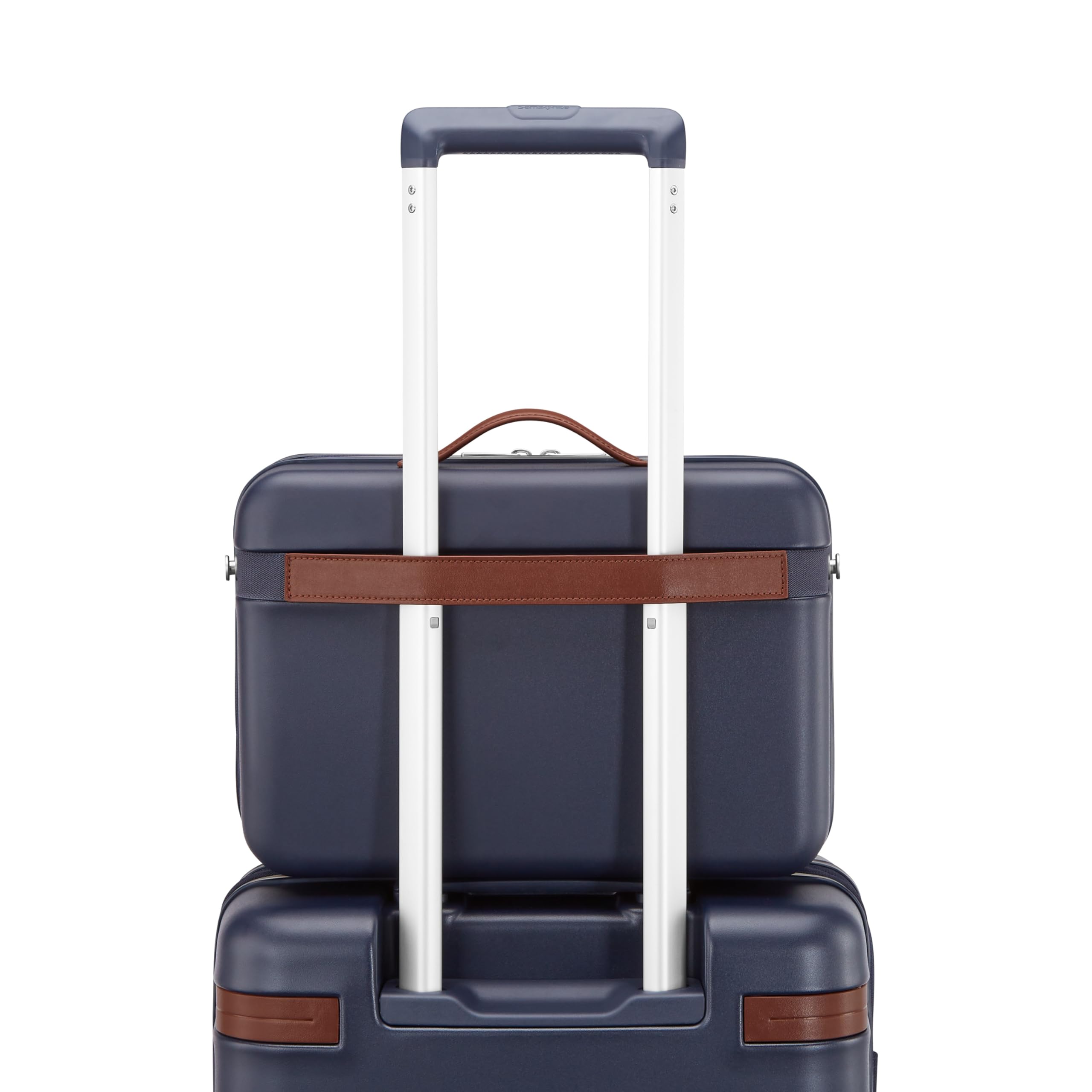 Samsonite Virtuosa Hardside Train Case, Crossbody Travel Makeup Case with Removable Strap ( Navy , One Size ) Navy One Size U1