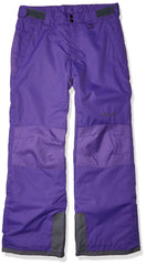 Arctix Kids Snow Pants with Reinforced Knees and Seat ( Purple , Medium ) Purple Medium U3