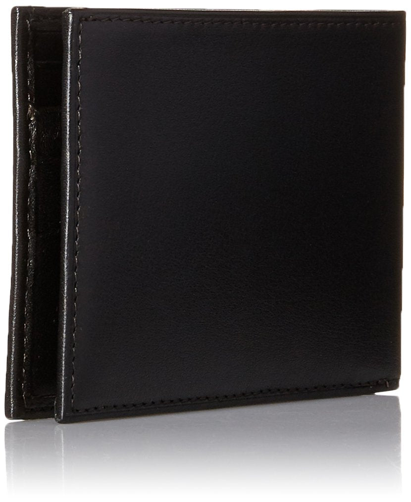 Bosca Men's Old Leather New Fashioned Collection-Small Bifold Wallet ( Black , S ) Black S U1