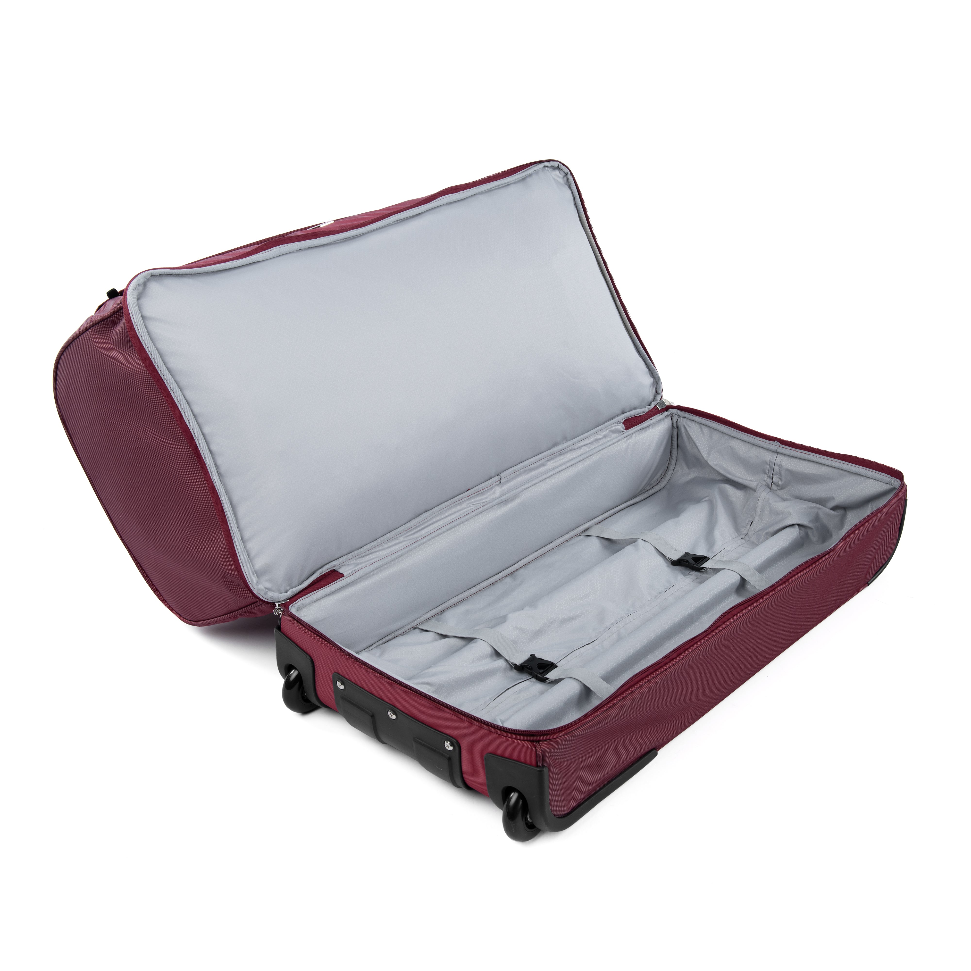 Travelpro Roadtrip 30 Drop-Bottom Rolling Duffel with Packing Cubes ( Burgundy , 30-Inch ) Burgundy 30 Inch U3