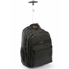 A.Saks EXPANDABLE Trolley Laptop Backpack ( Black , One Size ) Black One Size U2