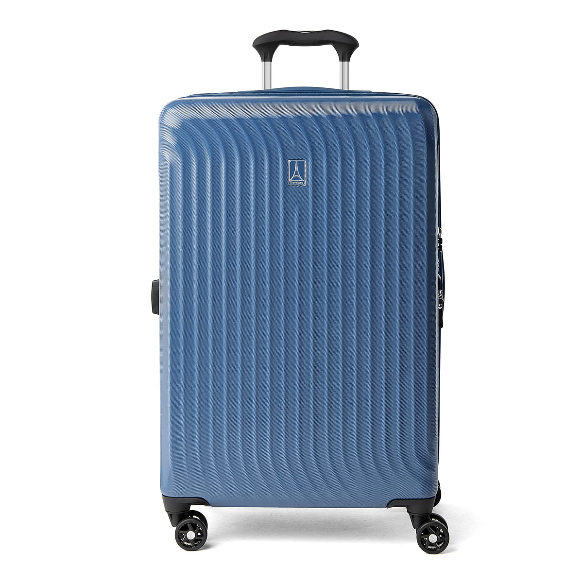 Travelpro Maxlite Air Hardside Expandable Luggage, 8 Spinner Wheels, Lightweight Hard Shell Polycarbonate ( Ensign Blue , Checked-Medium 25-Inch ) Ensign Blue Checked Medium 25 Inch U6