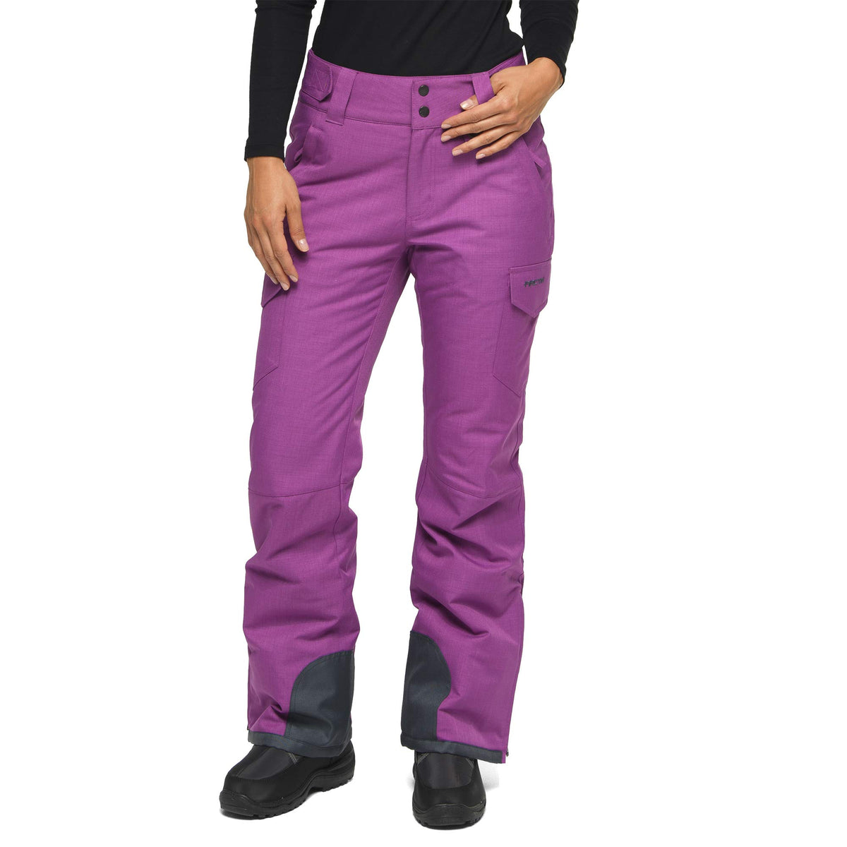 Arctix Women's Insulated Snowsports Cargo Pant ( Amethyst Melange , Large Tall ) Amethyst Melange Large Tall U1