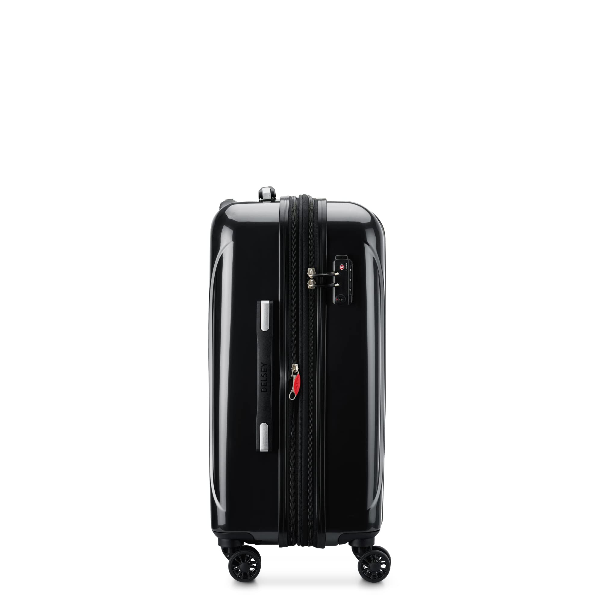 DELSEY Paris Helium Aero Hardside Expandable Luggage with Spinner Wheels ( Black , Carry-On 21 Inch ) Black Carry On 21 Inch U28