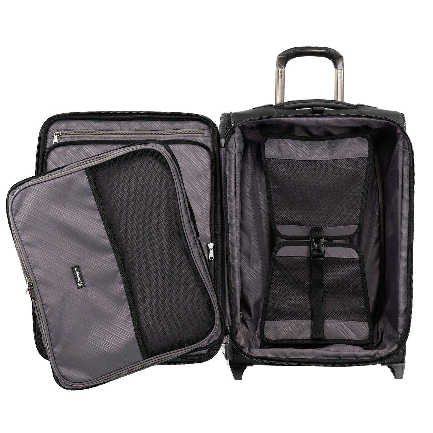 Travelpro Crew Versapack Max Carry-On Exp Rollaboard ( Jet Black , Carry-On 21-Inch ) Jet Black Carry On 21 Inch U7