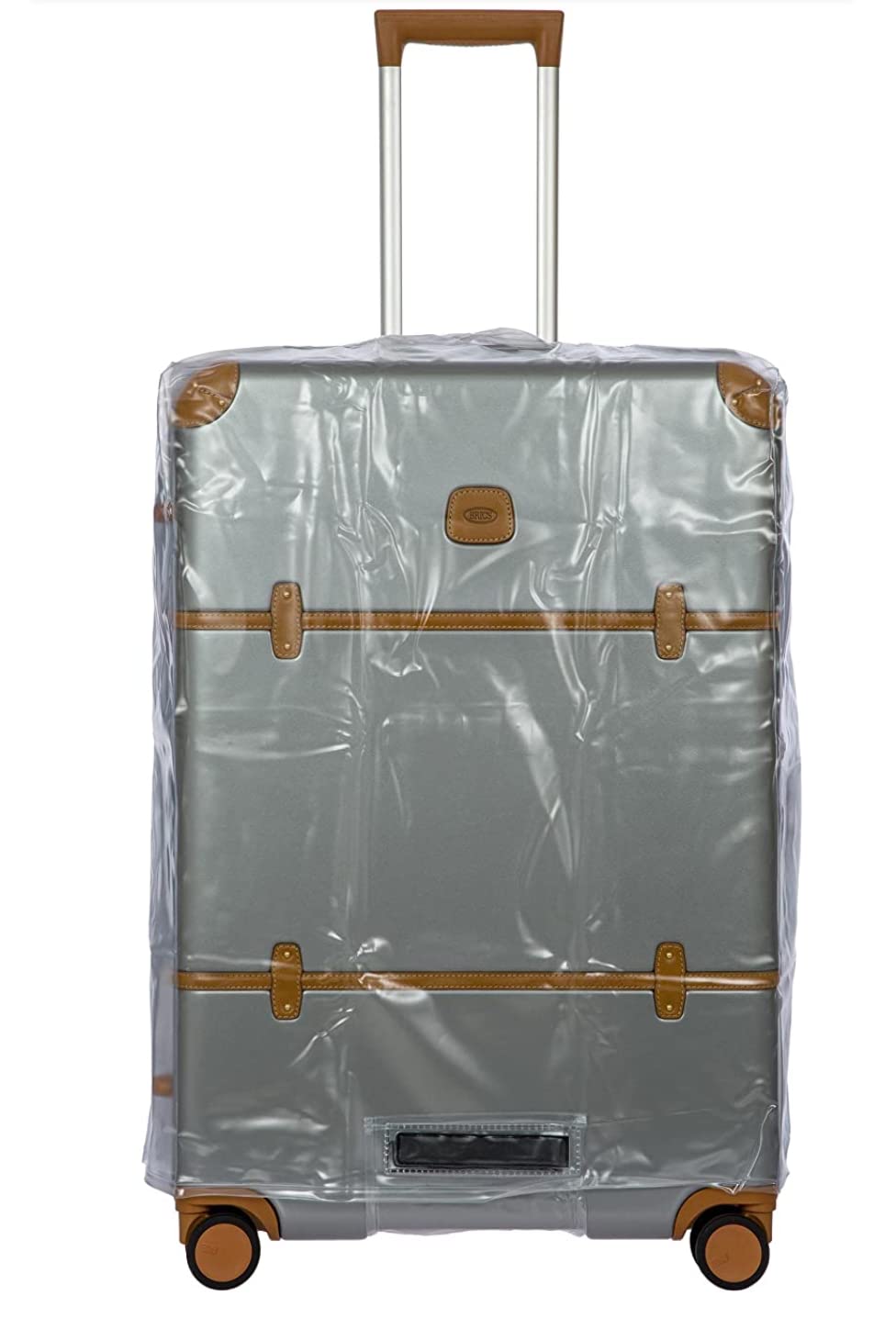 Bric's Protective Bellagio 2.0 30 inch Large Spinner Recessed Suitcase Cover ( Clear , 21-Inch ) Clear 21 Inch U1