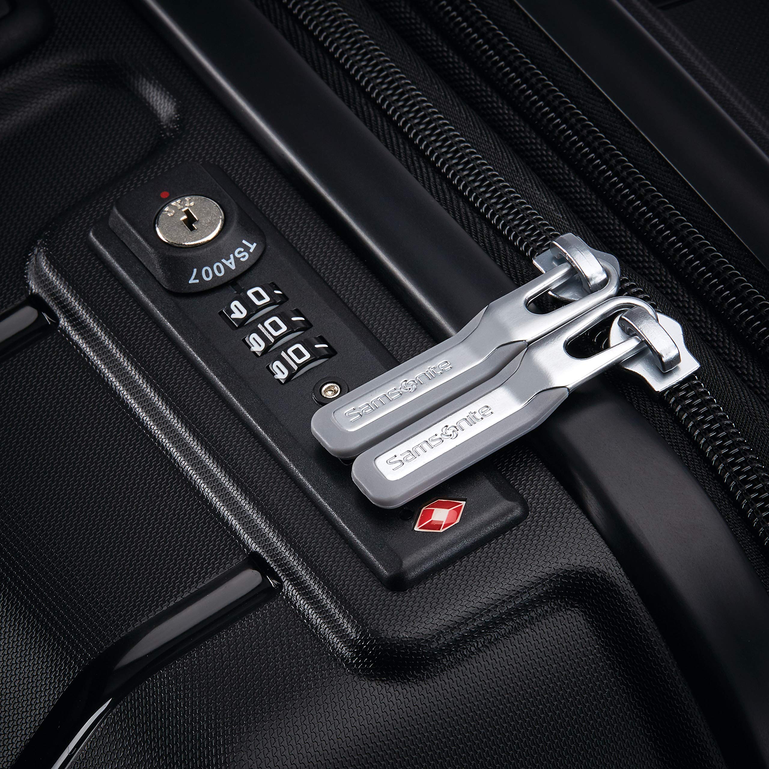 Samsonite Freeform Hardside Expandable with Double Spinner Wheels ( Black , Carry-On 21-Inch ) Black Carry On 21 Inch U17